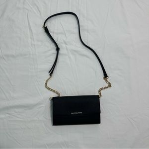 Michael Kors Saffiano Leather Smartphone Crossbody Bag